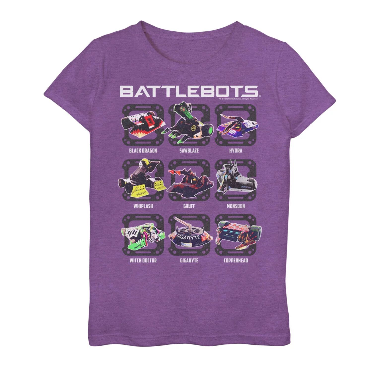 Футболка BattleBots Bot Boxes Line Up с графическим рисунком для девочек 7–16 лет Licensed Character
Футболка BattleBots Bot Boxes Line Up с графическим рисунком для девочек 7–16 лет Licensed Character
