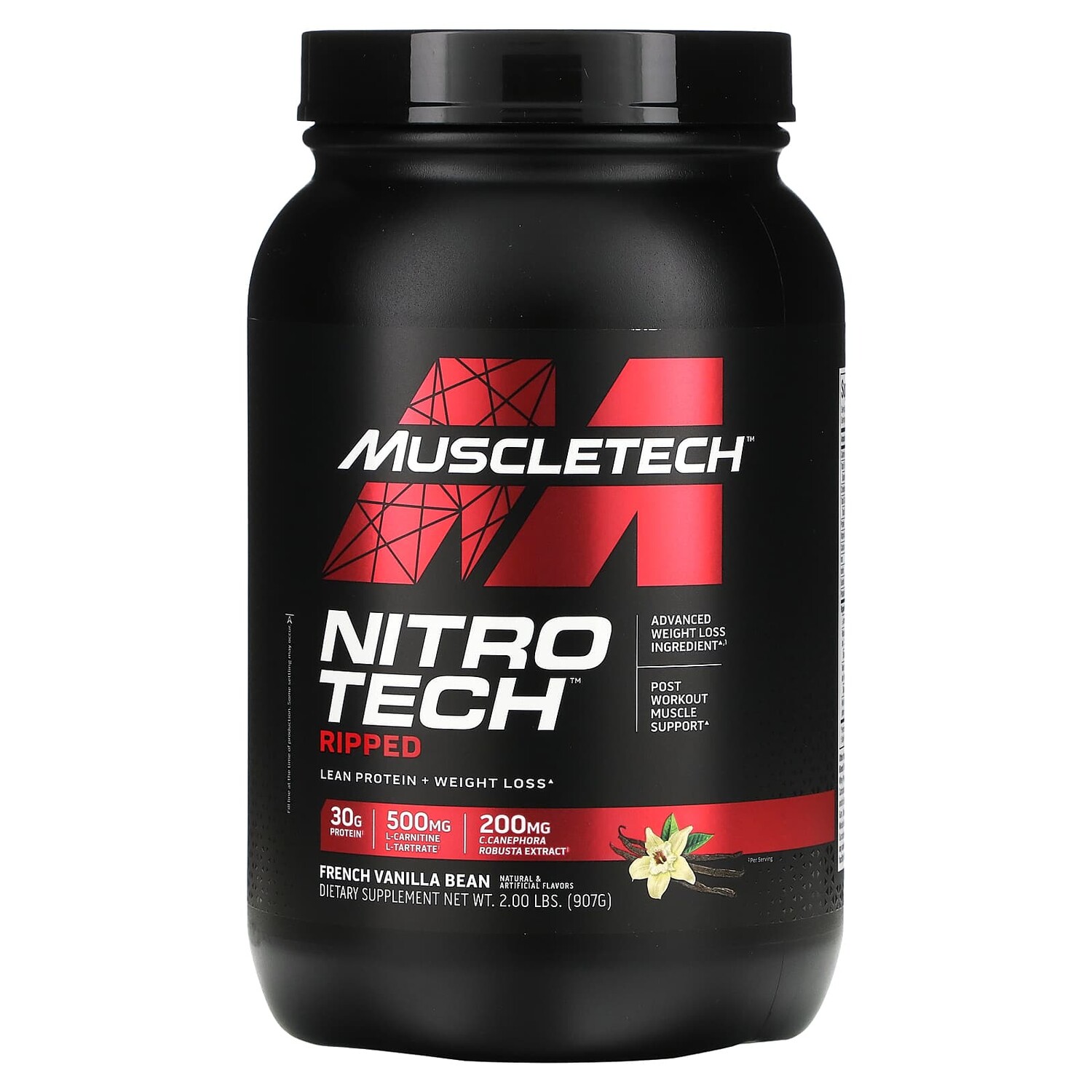 Nitro Tech Ripped, постный белок для снижения веса, стручки французской ванили, 907 г (2 фунта), MuscleTech
Nitro Tech Ripped, постный белок для снижения веса, стручки французской ванили, 907 г (2 фунта), MuscleTech