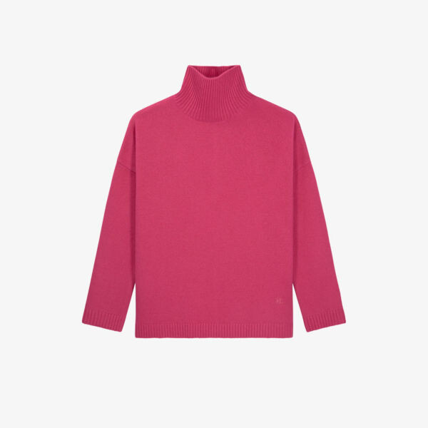 Джемпер свободного кроя из смесового кашемира с высоким воротником The Kooples, цвет fushia
Джемпер свободного кроя из смесового кашемира с высоким воротником The Kooples, цвет fushia
