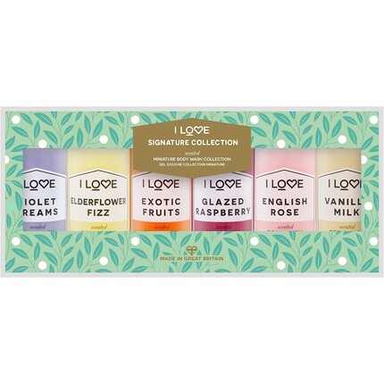 Ароматизированная миниатюрная коллекция для душа I Love Signature Collection, 100 мл I Love Cosmetics
Ароматизированная миниатюрная коллекция для душа I Love Signature Collection, 100 мл I Love Cosmetics