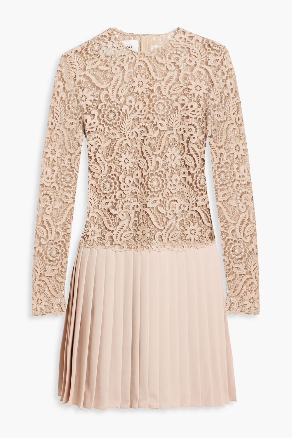 Платье мини из шерсти со складками и гипюровым кружевом Valentino Garavani, цвет Blush
Платье мини из шерсти со складками и гипюровым кружевом Valentino Garavani, цвет Blush