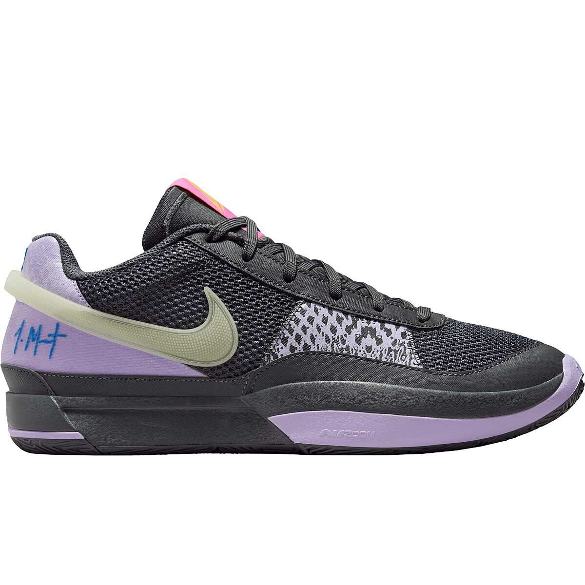 Баскетбольные кроссовки JA 1 Night Nike, цвет Iron Grey/Multi-Color-Lilac Bloom-Lt Photo Blue-Laser Orange-Playful Pink
Баскетбольные кроссовки JA 1 Night Nike, цвет Iron Grey/Multi-Color-Lilac Bloom-Lt Photo Blue-Laser Orange-Playful Pink