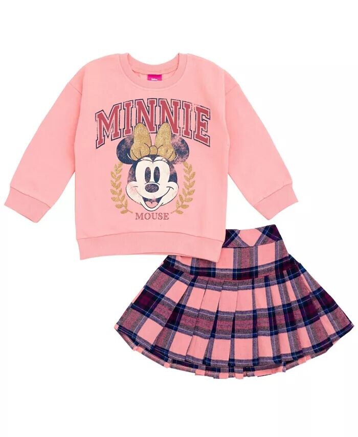 Флисовый свитшот Lilo & Stitch Minnie Mouse Lilo & Stitch для маленьких девочек и плиссированная юбка в клетку до (2T–14–16) Disney, розовый
Флисовый свитшот Lilo & Stitch Minnie Mouse Lilo & Stitch для маленьких девочек и плиссированная юбка в клетку до (2T–14–16) Disney, розовый