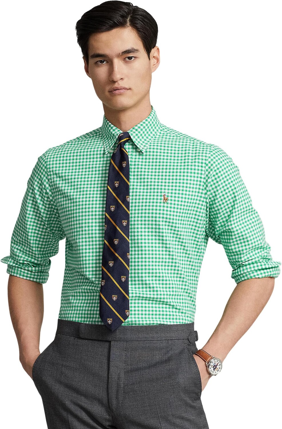 Классическая оксфордская рубашка в мелкую клетку Polo Ralph Lauren, цвет Summer Emerald/White
Классическая оксфордская рубашка в мелкую клетку Polo Ralph Lauren, цвет Summer Emerald/White