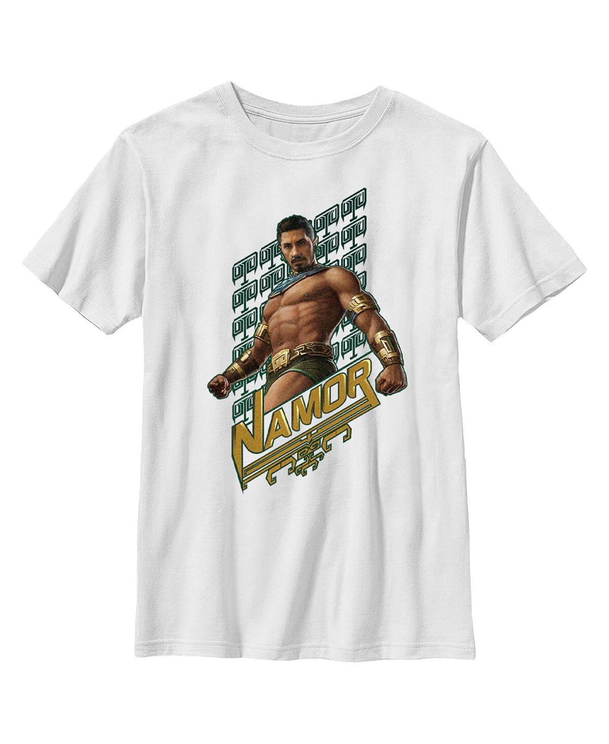Детская футболка Black Panther с портретом Wakanda Forever Namor для мальчиков Marvel
Детская футболка Black Panther с портретом Wakanda Forever Namor для мальчиков Marvel