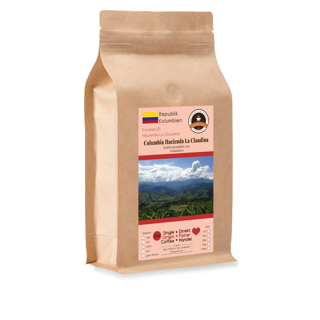 Кофе с сердцем - Colombia Hacienda La Claudina - 1000 г среднего помола The Coffe And Tea Company
Кофе с сердцем - Colombia Hacienda La Claudina - 1000 г среднего помола The Coffe And Tea Company