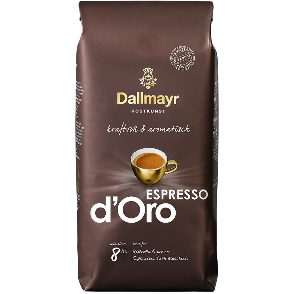 Dallmayr Espresso d Oro цельные зерна с сильным ароматом, 1000 г, упаковка по 8 шт. Mega-Paradies
Dallmayr Espresso d Oro цельные зерна с сильным ароматом, 1000 г, упаковка по 8 шт. Mega-Paradies