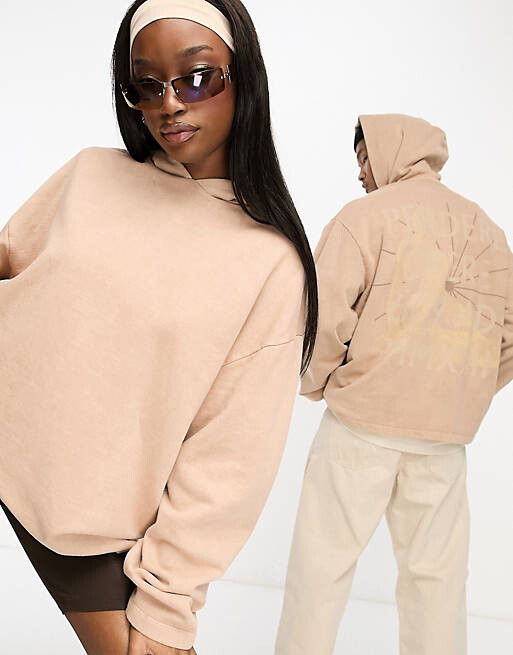 Светло-коричневая толстовка унисекс с принтом на спине ASOS Design, Коричневый
Светло-коричневая толстовка унисекс с принтом на спине ASOS Design, Коричневый