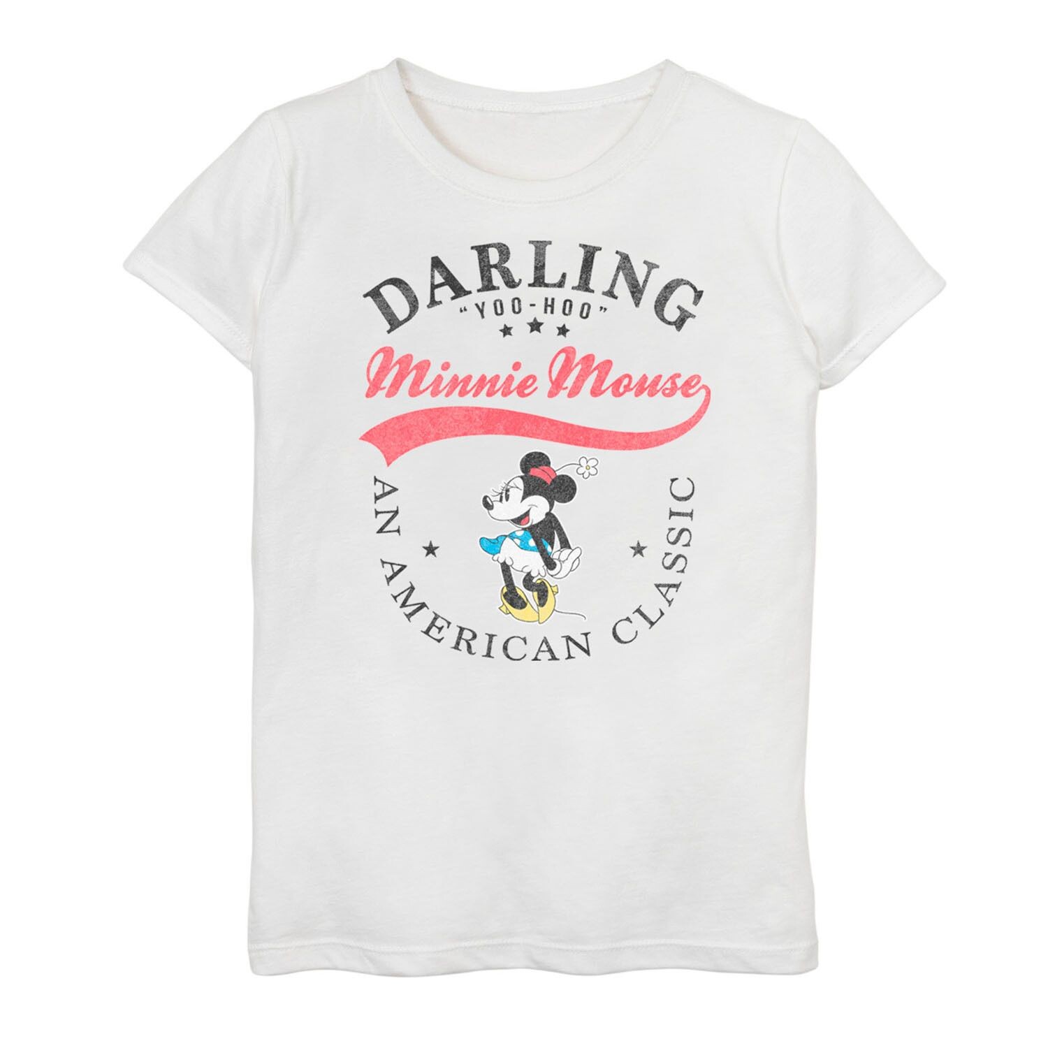 Футболка с рисунком «Американская классика» Disney's Minnie Mouse для девочек 7–16 лет Licensed Character
Футболка с рисунком «Американская классика» Disney's Minnie Mouse для девочек 7–16 лет Licensed Character