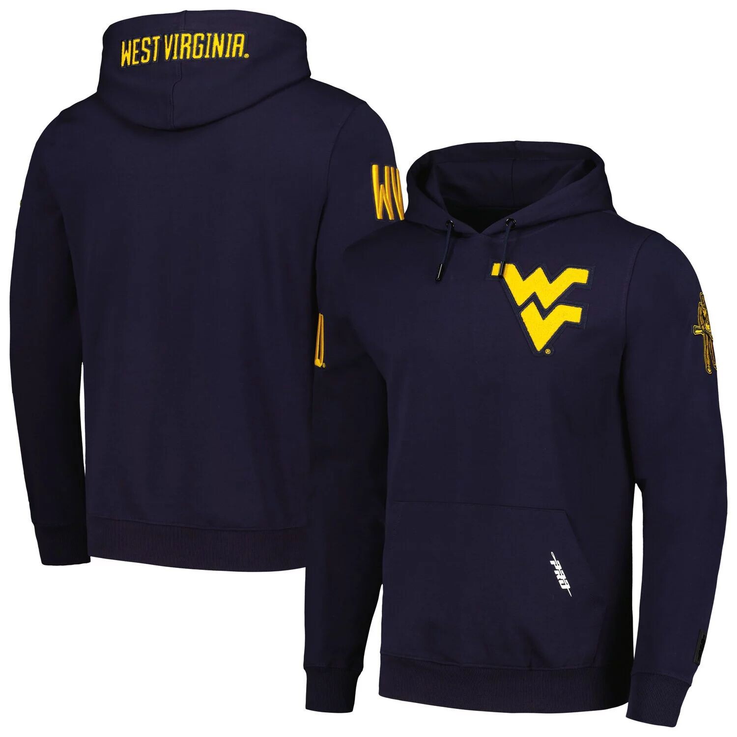 Мужской классический пуловер с капюшоном Pro Standard темно-синего цвета West Virginia Mountaineers
Мужской классический пуловер с капюшоном Pro Standard темно-синего цвета West Virginia Mountaineers