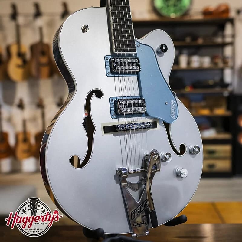 Электрогитара Gretsch G6118T-140 MIJ LTD 140th Double Platinum Hollow Body Electric Guitar w/Hardshell Case
Электрогитара Gretsch G6118T-140 MIJ LTD 140th Double Platinum Hollow Body Electric Guitar w/Hardshell Case
