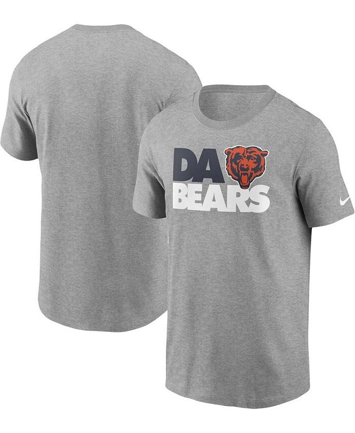 Мужская серая футболка с рисунком Chicago Bears Hometown Collection Da Bears Nike, серый
Мужская серая футболка с рисунком Chicago Bears Hometown Collection Da Bears Nike, серый