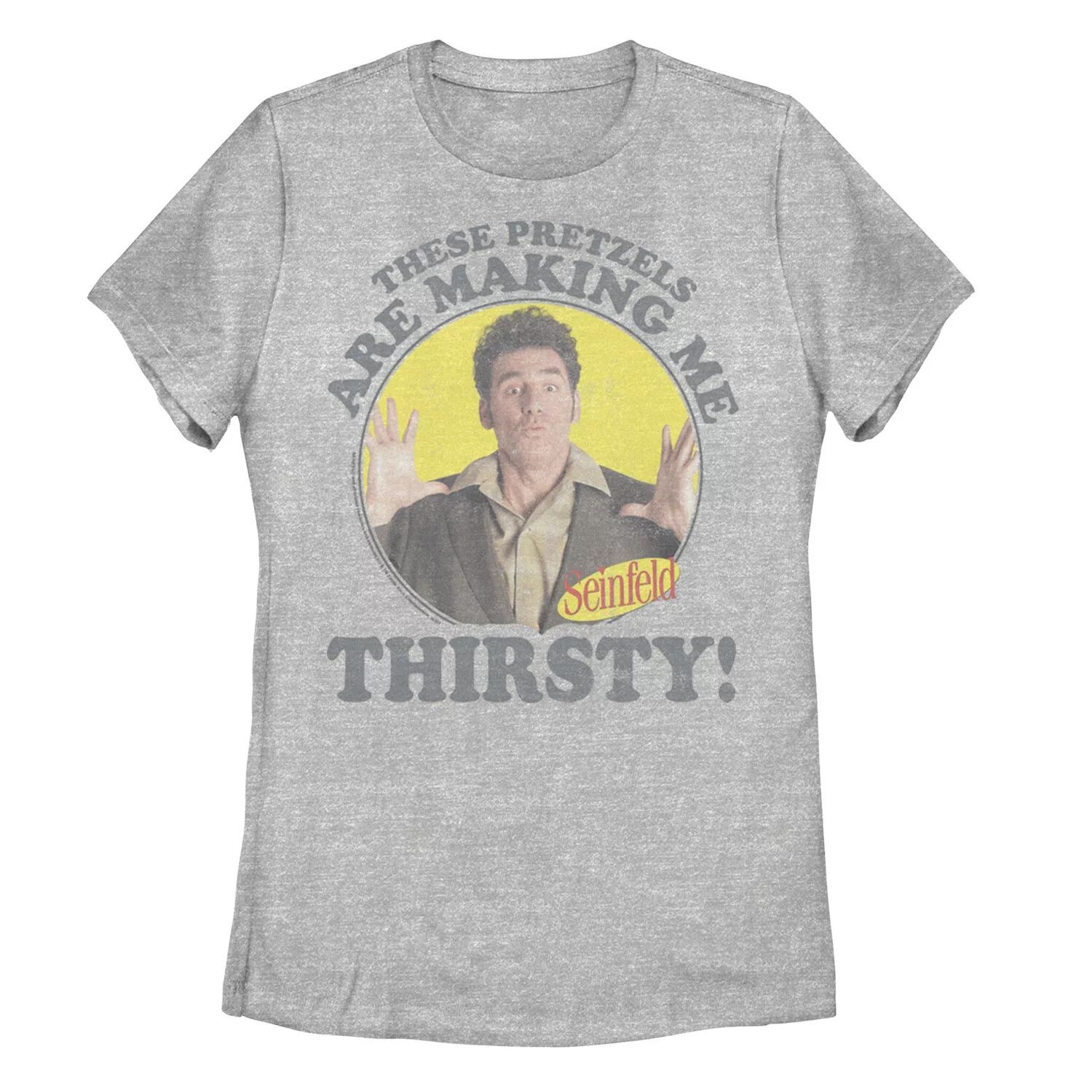 Футболка Seinfeld Kramer для юниоров «Эти крендельки вызывают у меня жажду» Licensed Character
Футболка Seinfeld Kramer для юниоров «Эти крендельки вызывают у меня жажду» Licensed Character