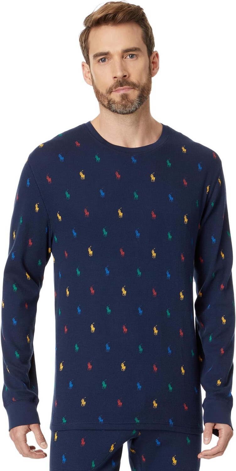 Вафельный принт с длинными рукавами Polo Ralph Lauren, цвет Cruise Navy/Primary All Over Pony Player
Вафельный принт с длинными рукавами Polo Ralph Lauren, цвет Cruise Navy/Primary All Over Pony Player