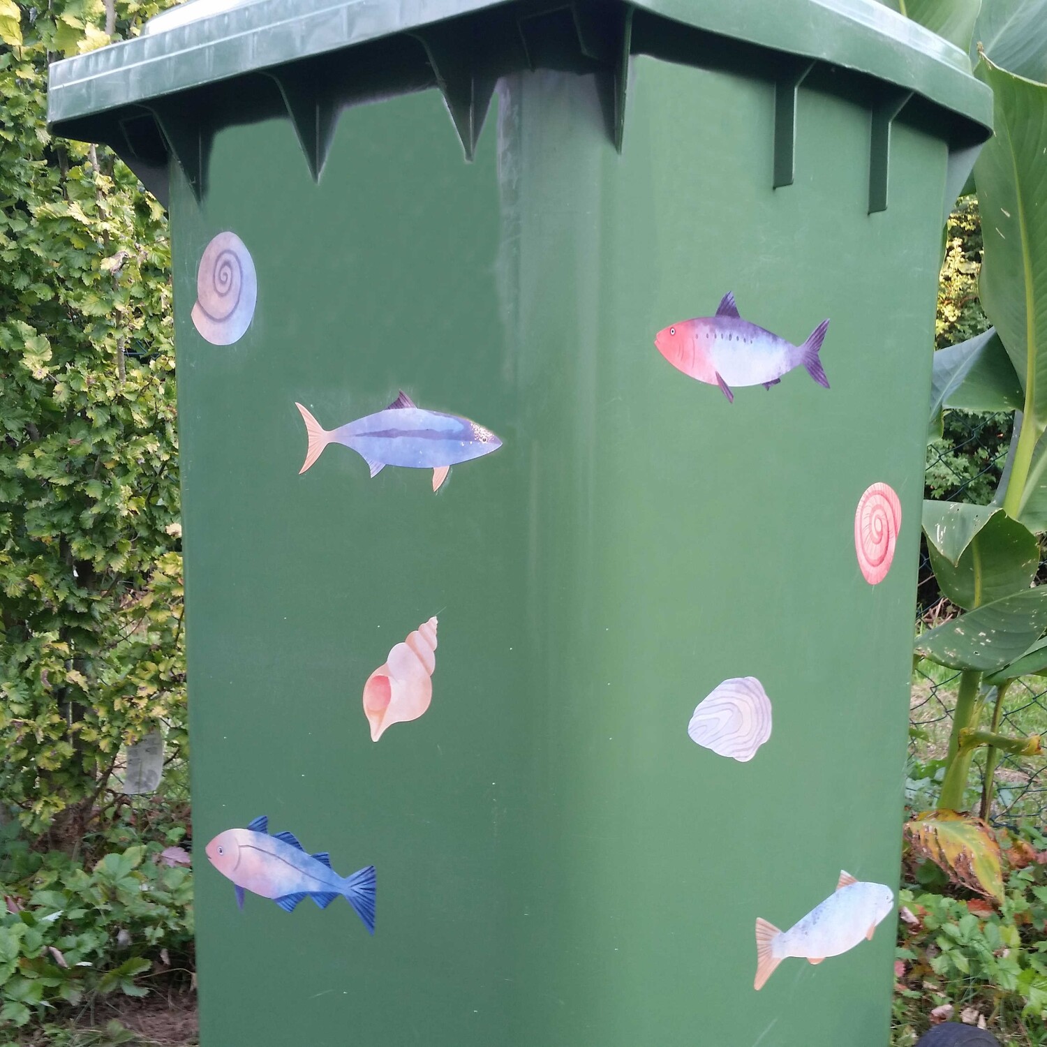 Набор Mülltonnen Aufkleber в виде рыбы и ракушек, наклейка Garten Deko Fisch Muscheln Motiv Aquarell
Набор Mülltonnen Aufkleber в виде рыбы и ракушек, наклейка Garten Deko Fisch Muscheln Motiv Aquarell