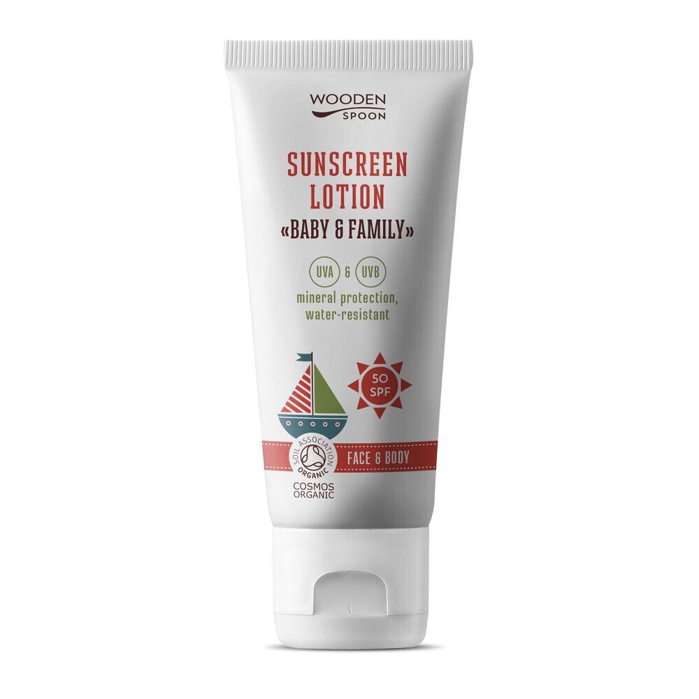 Лосьон для загара для детей и всей семьи spf50 Wooden Spoon Baby & Family Sun, 100 мл
Лосьон для загара для детей и всей семьи spf50 Wooden Spoon Baby & Family Sun, 100 мл