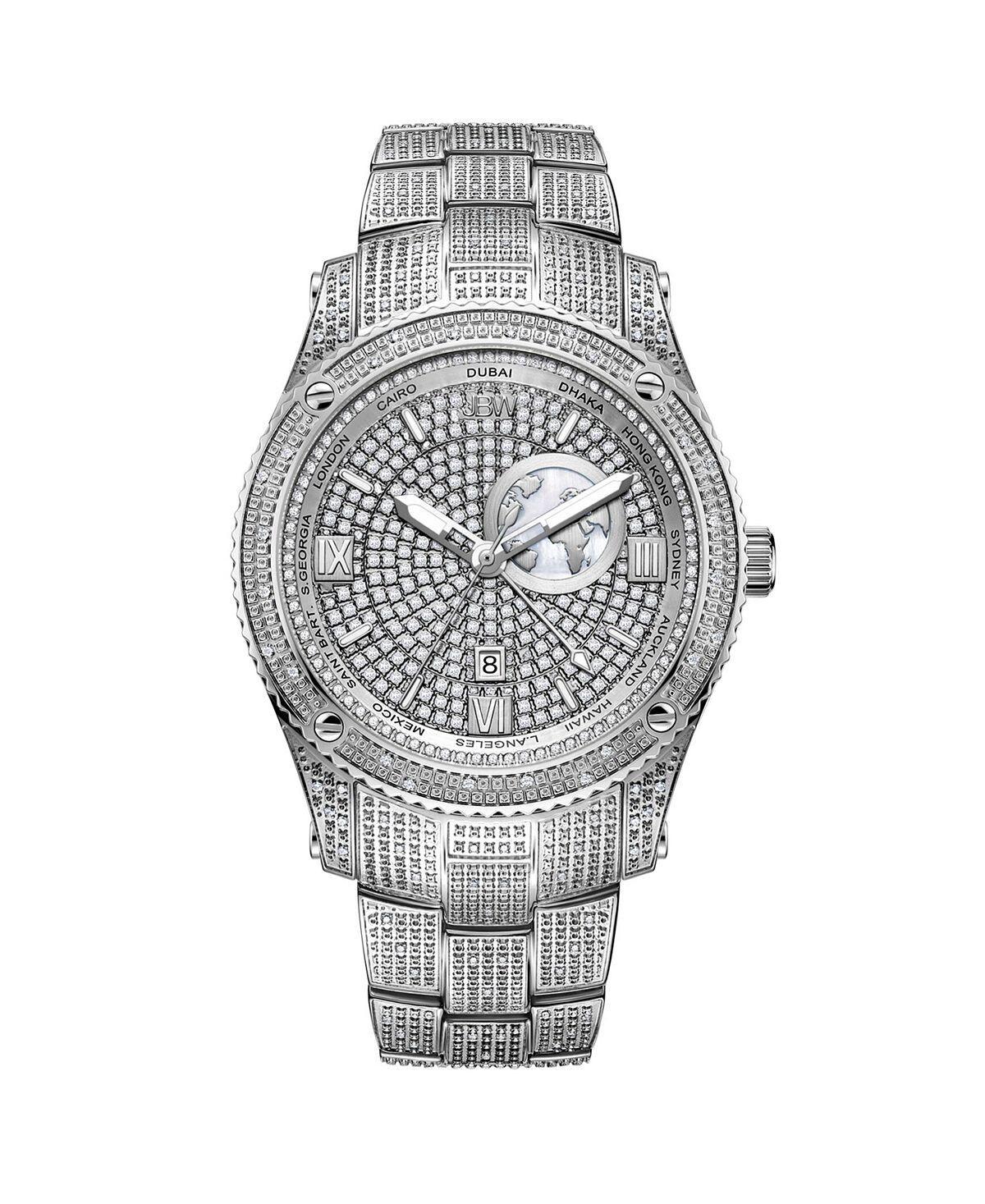 Мужские часы Jet Setter GMT серебристого цвета с браслетом из нержавеющей стали, 46 мм Jbw
Мужские часы Jet Setter GMT серебристого цвета с браслетом из нержавеющей стали, 46 мм Jbw