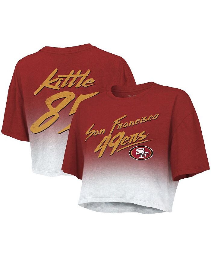 Женские нитки Джордж Киттл Скарлет, белая футболка San Francisco 49ers Drip-Dye с именем и номером игрока, укороченная футболка Tri-Blend Majestic, красный
Женские нитки Джордж Киттл Скарлет, белая футболка San Francisco 49ers Drip-Dye с именем и номером игрока, укороченная футболка Tri-Blend Majestic, красный