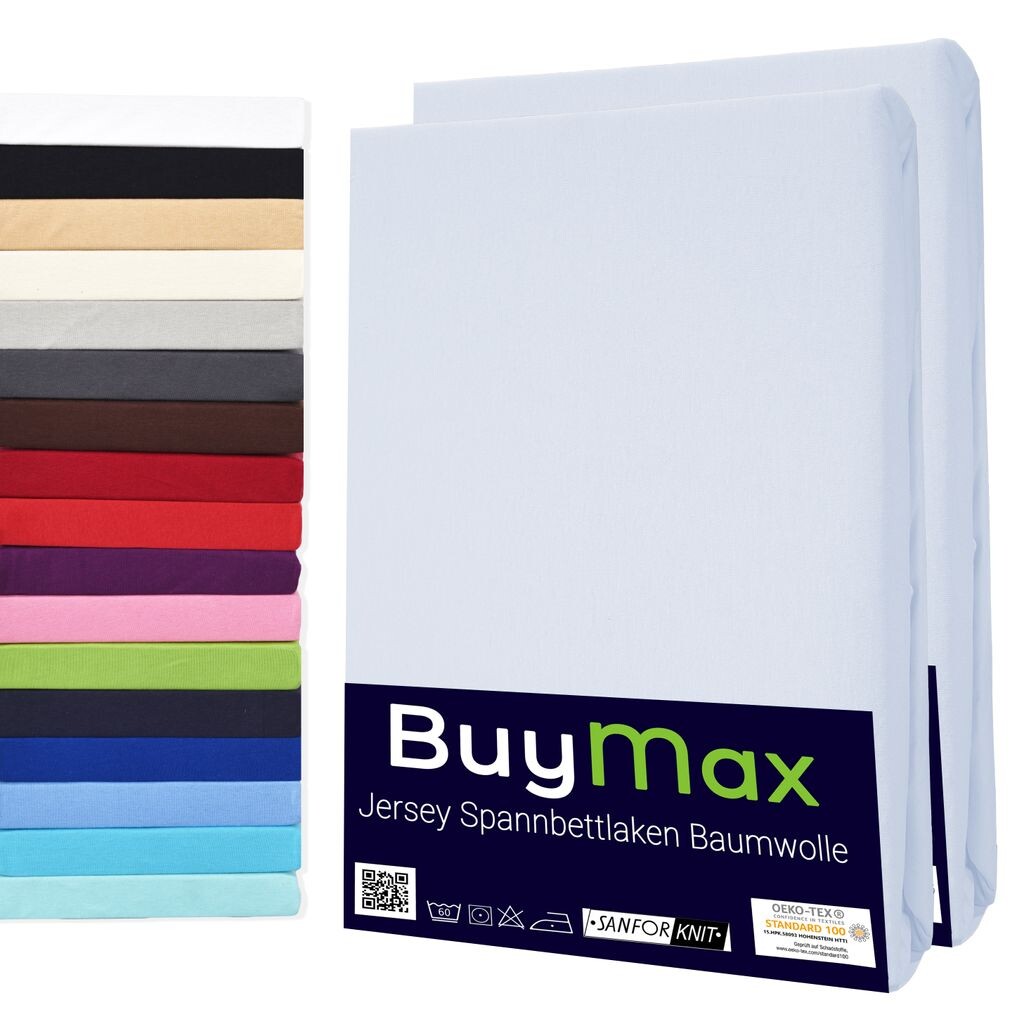 DOUBLE PACK простыня из джерси, 100% хлопок, белая простыня, размер 160 x 200 см Buymax
DOUBLE PACK простыня из джерси, 100% хлопок, белая простыня, размер 160 x 200 см Buymax