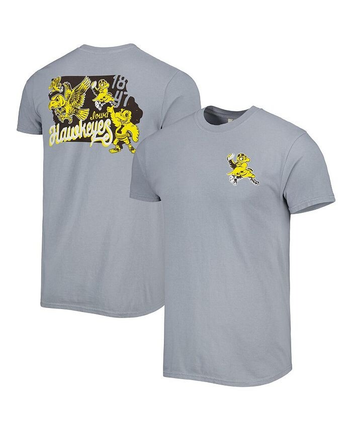 Мужская графитовая футболка Iowa Hawkeyes Vault State Comfort Comfort Image One, серый
Мужская графитовая футболка Iowa Hawkeyes Vault State Comfort Comfort Image One, серый