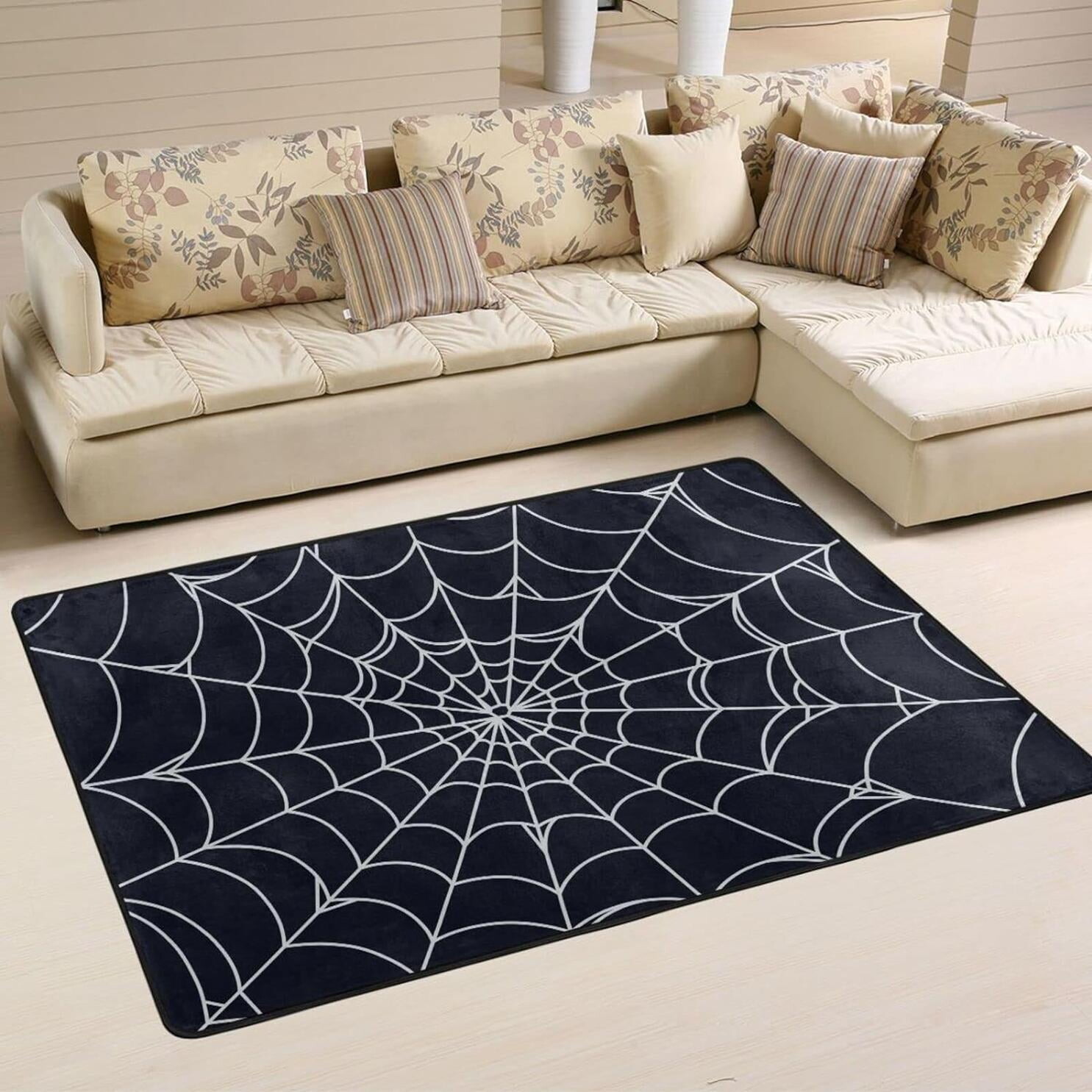 Коврик Bestwell Spider Web для Хэллоуина, черный нескользящий ковер 72 дюйма × 48 дюймов, комфортные напольные коврики, декор для гостиной, столовой и спальни в помещении, цвет Multicolor
Коврик Bestwell Spider Web для Хэллоуина, черный нескользящий ковер 72 дюйма × 48 дюймов, комфортные напольные коврики, декор для гостиной, столовой и спальни в помещении, цвет Multicolor