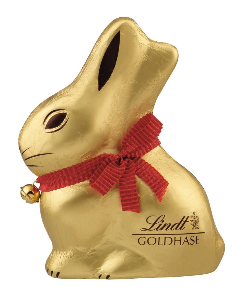 Lindt Gold Bunny из тонкого цельномолочного альпийского шоколада с колокольчиками 200г
Lindt Gold Bunny из тонкого цельномолочного альпийского шоколада с колокольчиками 200г