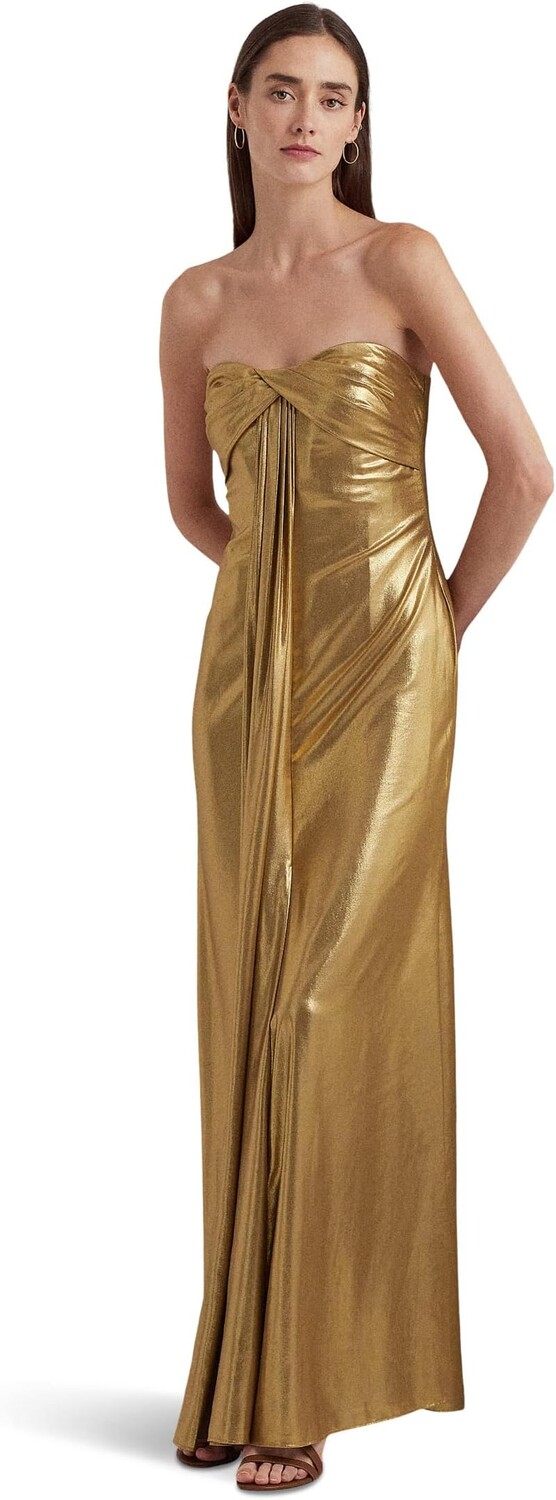 Шифоновое платье без бретелек цвета металлик LAUREN Ralph Lauren, цвет New Bronze/Bronze Foil
Шифоновое платье без бретелек цвета металлик LAUREN Ralph Lauren, цвет New Bronze/Bronze Foil