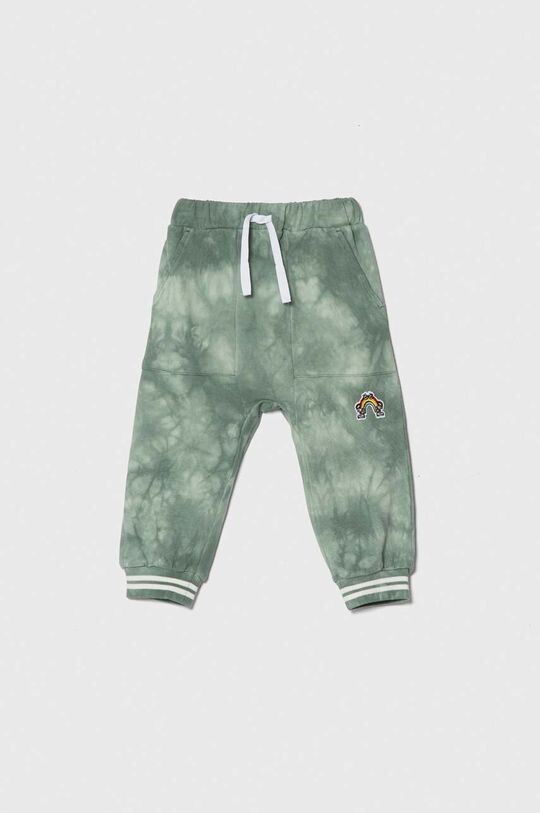 Спортивные брюки из хлопка для мальчиков United Colors of Benetton, зеленый 
Спортивные брюки из хлопка для мальчиков United Colors of Benetton, зеленый