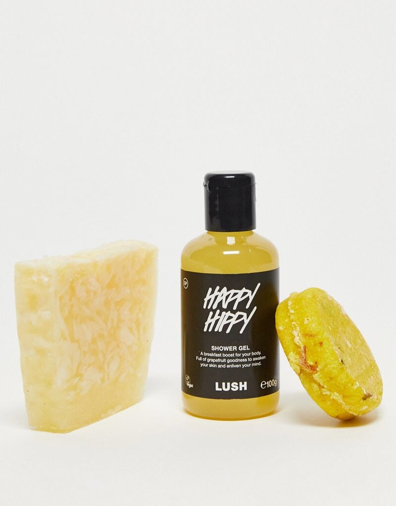 LUSH – Feeling Zesty – Набор для ухода за телом: гель для душа, мыло и шампунь, Brak koloru
LUSH – Feeling Zesty – Набор для ухода за телом: гель для душа, мыло и шампунь, Brak koloru