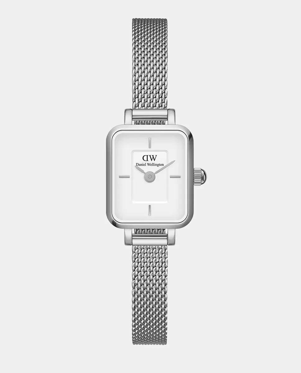 Quadro Mini DW00100726 женские часы со стальной сеткой Daniel Wellington, серебряный
Quadro Mini DW00100726 женские часы со стальной сеткой Daniel Wellington, серебряный