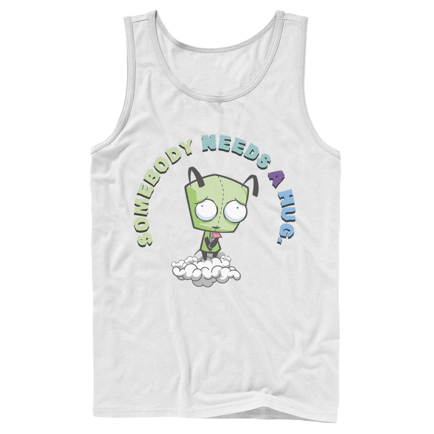 Мужская майка с рисунком Nickelodeon Invader Zim Gir «Кто-то нуждается в объятиях» и «Грустный портрет»
Мужская майка с рисунком Nickelodeon Invader Zim Gir «Кто-то нуждается в объятиях» и «Грустный портрет»