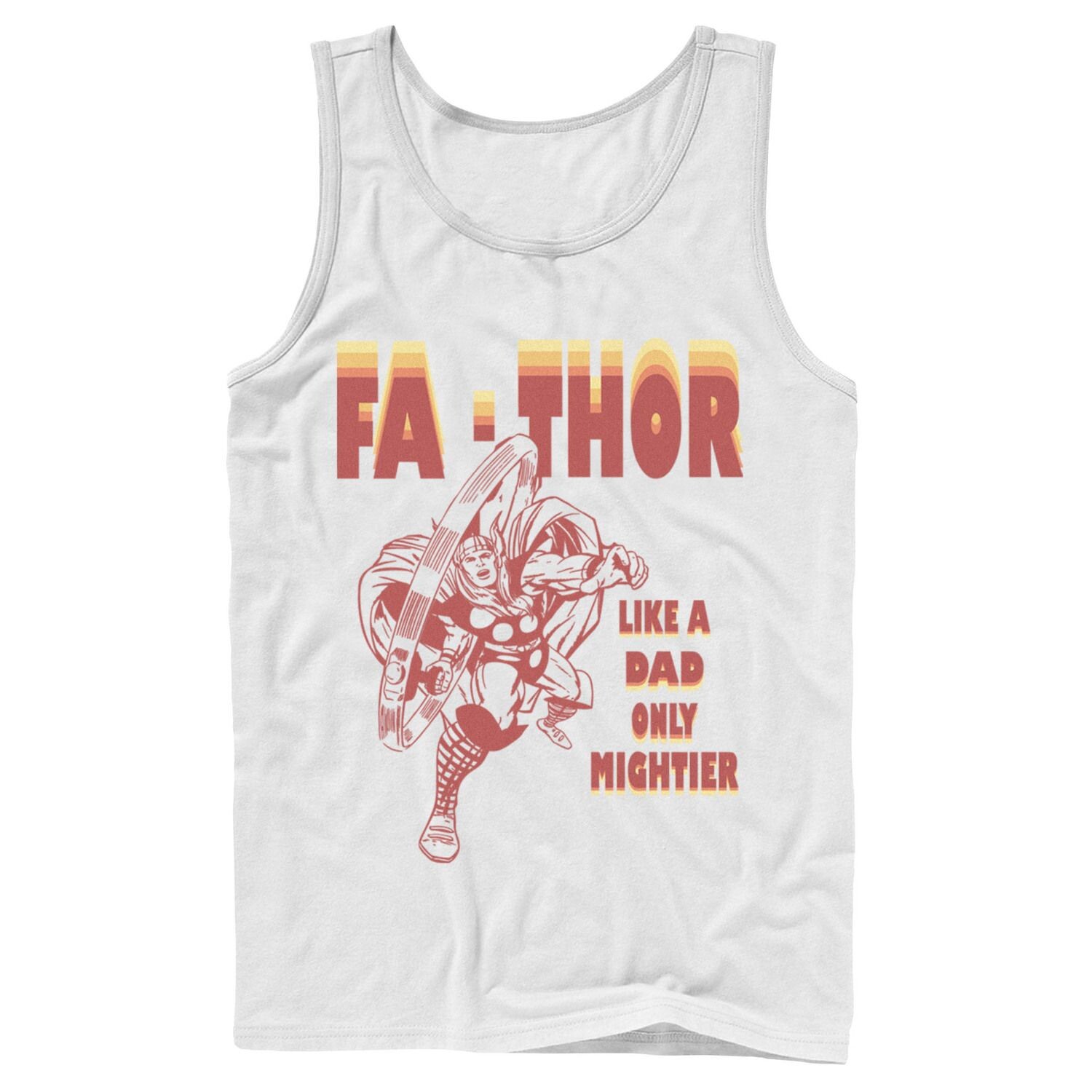 Мужская майка Marvel Fa-Thor Like A Dad Only Mightier в стиле ретро, посвященная Дню отца
Мужская майка Marvel Fa-Thor Like A Dad Only Mightier в стиле ретро, посвященная Дню отца