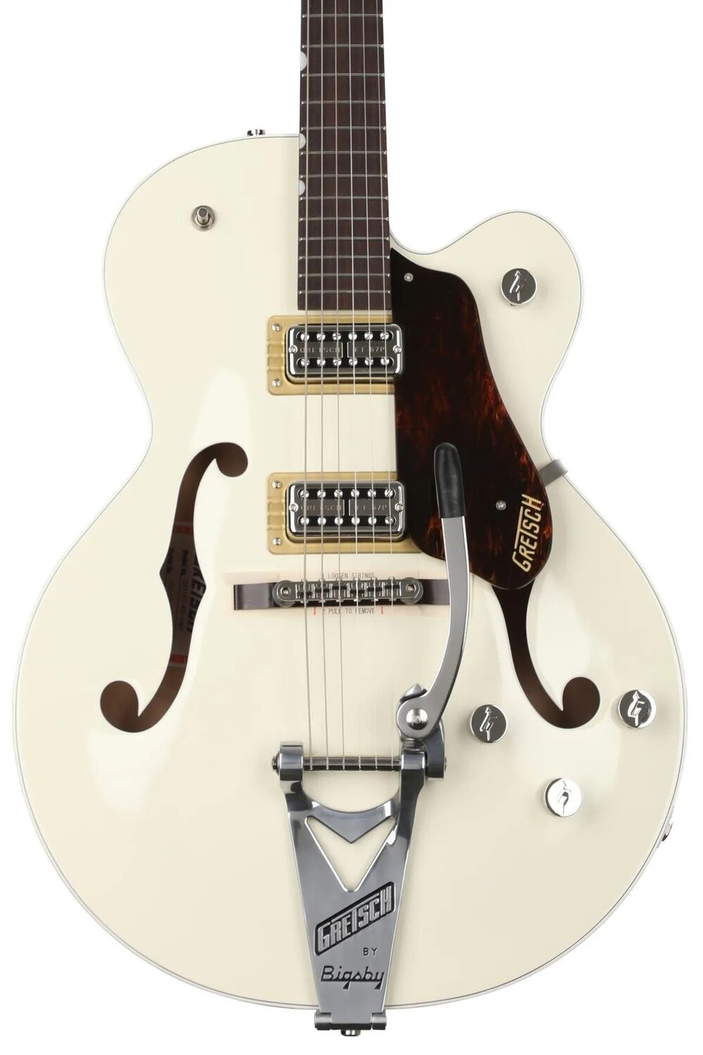 Gretsch G6118T Players Edition Anniversary — 2-цветная морилка цвета слоновой кости лотоса/ореха
Gretsch G6118T Players Edition Anniversary — 2-цветная морилка цвета слоновой кости лотоса/ореха