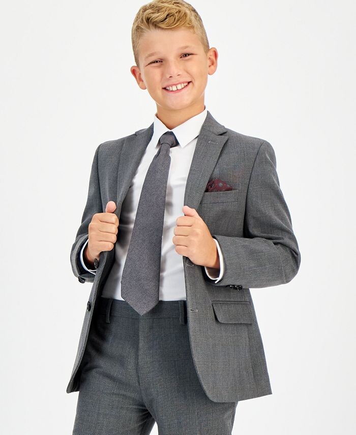 Классический эластичный пиджак в клетку для больших мальчиков Brooks Brothers, серый
Классический эластичный пиджак в клетку для больших мальчиков Brooks Brothers, серый