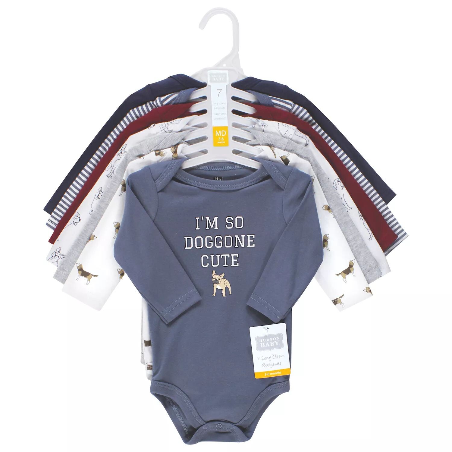 Хлопковые боди с длинными рукавами Hudson для младенцев, 7 шт. в упаковке Hudson Baby
Хлопковые боди с длинными рукавами Hudson для младенцев, 7 шт. в упаковке Hudson Baby