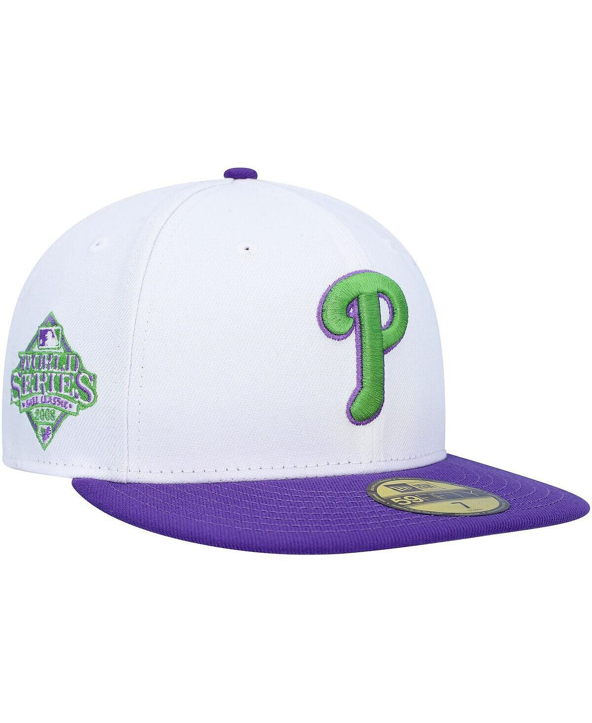 Мужская белая кепка Philadelphia Phillies 2008 World Series с боковой нашивкой 59FIFTY New Era
Мужская белая кепка Philadelphia Phillies 2008 World Series с боковой нашивкой 59FIFTY New Era