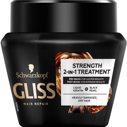 Gliss Kur Ultimate Repair маска для волос против повреждений, 300 мл, 10 жидких унций, Schwarzkopf
Gliss Kur Ultimate Repair маска для волос против повреждений, 300 мл, 10 жидких унций, Schwarzkopf
