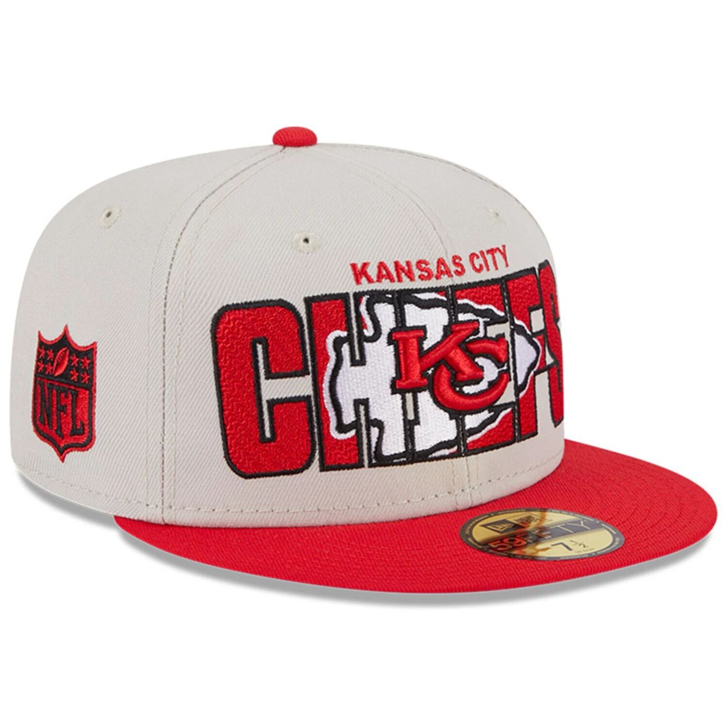Мужская облегающая шляпа New Era Stone/Red Kansas City Chiefs 2023 NFL Draft On Stage 59FIFTY
Мужская облегающая шляпа New Era Stone/Red Kansas City Chiefs 2023 NFL Draft On Stage 59FIFTY