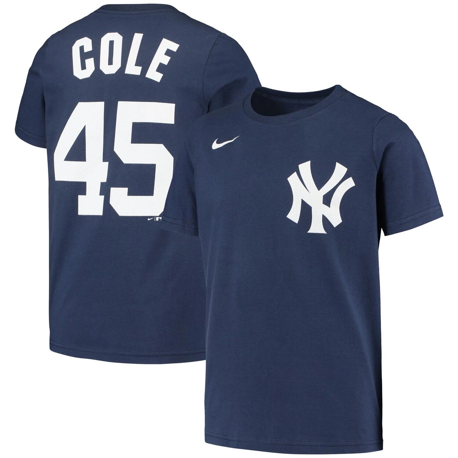 Молодежная футболка Nike Gerrit Cole Navy New York Yankees с именем и номером игрока Nike
Молодежная футболка Nike Gerrit Cole Navy New York Yankees с именем и номером игрока Nike
