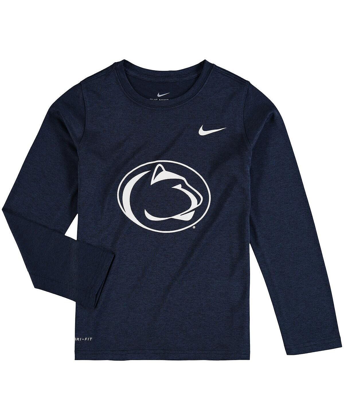 Темно-синяя футболка с логотипом Big Boys Penn State Nittany Lions Legend и длинными рукавами Nike
Темно-синяя футболка с логотипом Big Boys Penn State Nittany Lions Legend и длинными рукавами Nike