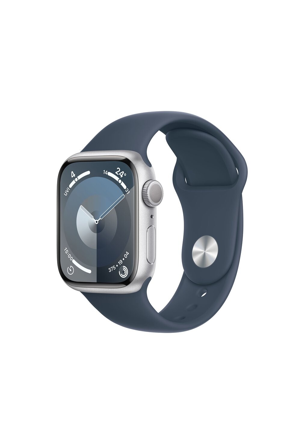Умные часы APPLE WATCH SERIES 9 GPS + CELLULAR 41MM M/L, цвет silver aluminium case/storm blue sport band
Умные часы APPLE WATCH SERIES 9 GPS + CELLULAR 41MM M/L, цвет silver aluminium case/storm blue sport band