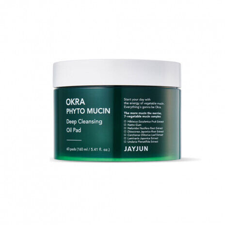 Подушечки для снятия макияжа на масляной основе Jayjun Okra Phyto Mucin, 60 шт/1 упаковка
Подушечки для снятия макияжа на масляной основе Jayjun Okra Phyto Mucin, 60 шт/1 упаковка