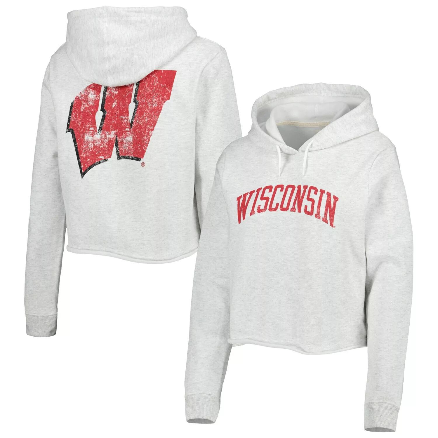 Женская лига студенческой одежды Ash Wisconsin Badgers 2-Hit 1636 Укороченный пуловер с капюшоном
Женская лига студенческой одежды Ash Wisconsin Badgers 2-Hit 1636 Укороченный пуловер с капюшоном