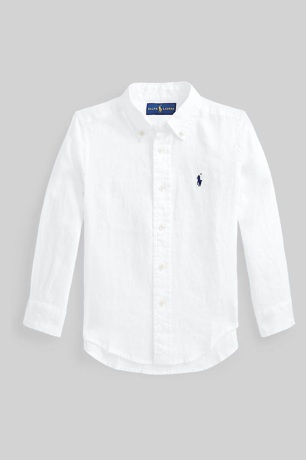 Льняная рубашка для мальчика с длинными рукавами и логотипом Polo Ralph Lauren, белый
Льняная рубашка для мальчика с длинными рукавами и логотипом Polo Ralph Lauren, белый