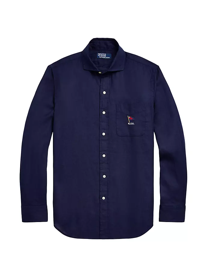 Льняная спортивная рубашка в морском стиле с длинными рукавами Polo Ralph Lauren, темно-синий
Льняная спортивная рубашка в морском стиле с длинными рукавами Polo Ralph Lauren, темно-синий