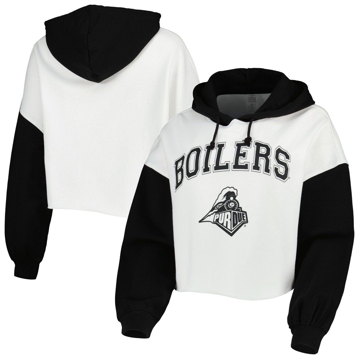 Женская укороченная толстовка Gameday Couture белого/черного цвета Purdue Boilermakers Good Time с цветными блоками
Женская укороченная толстовка Gameday Couture белого/черного цвета Purdue Boilermakers Good Time с цветными блоками