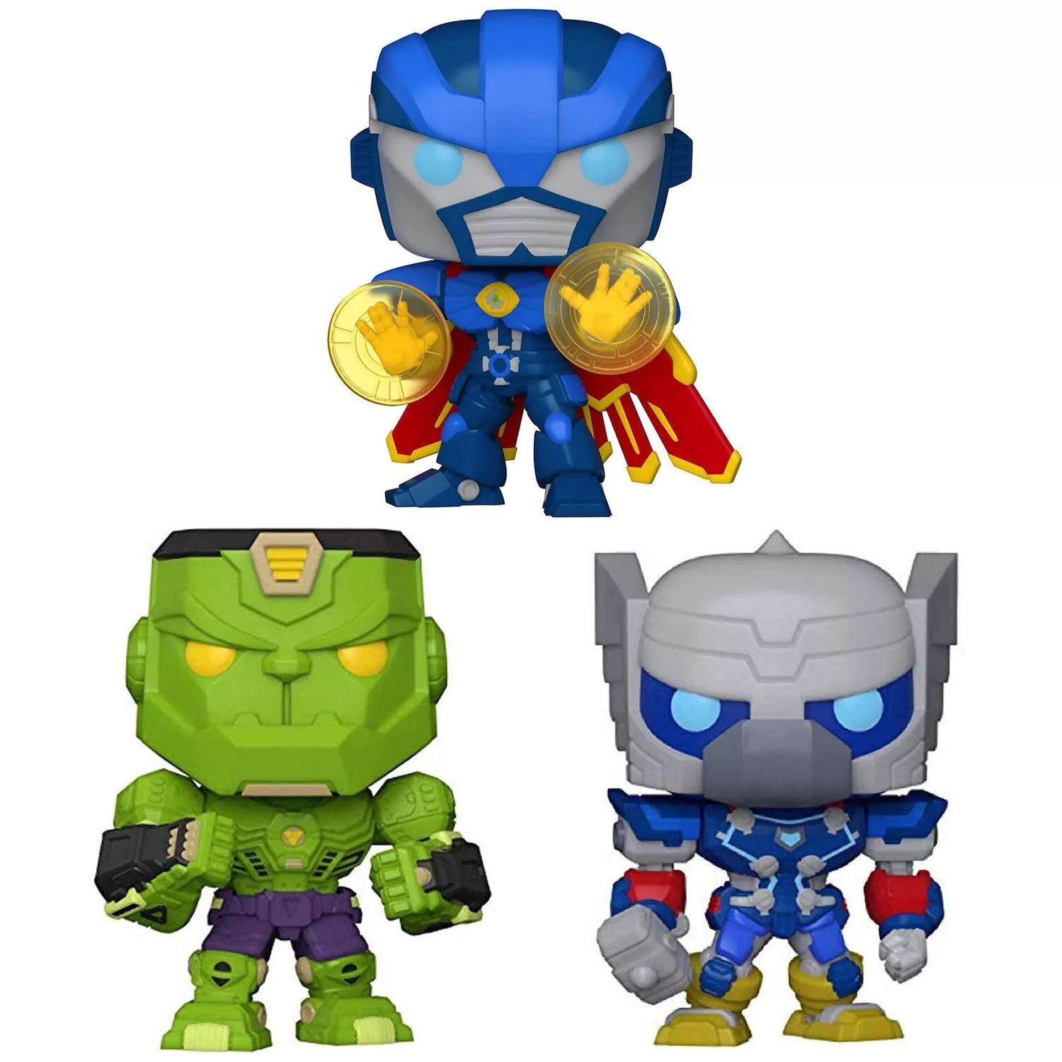 Funko Marvel: Поп! Набор коллекционных мехов Marvel: фигурки Доктора Стрэнджа, Халка и Тора Funko
Funko Marvel: Поп! Набор коллекционных мехов Marvel: фигурки Доктора Стрэнджа, Халка и Тора Funko