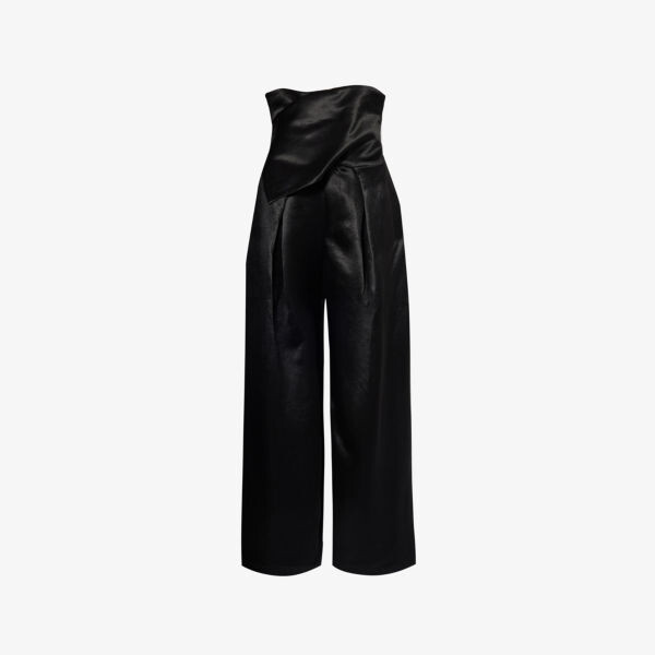 Атласные брюки gleam с высокой посадкой и широкими штанинами Issey Miyake, черный
Атласные брюки gleam с высокой посадкой и широкими штанинами Issey Miyake, черный