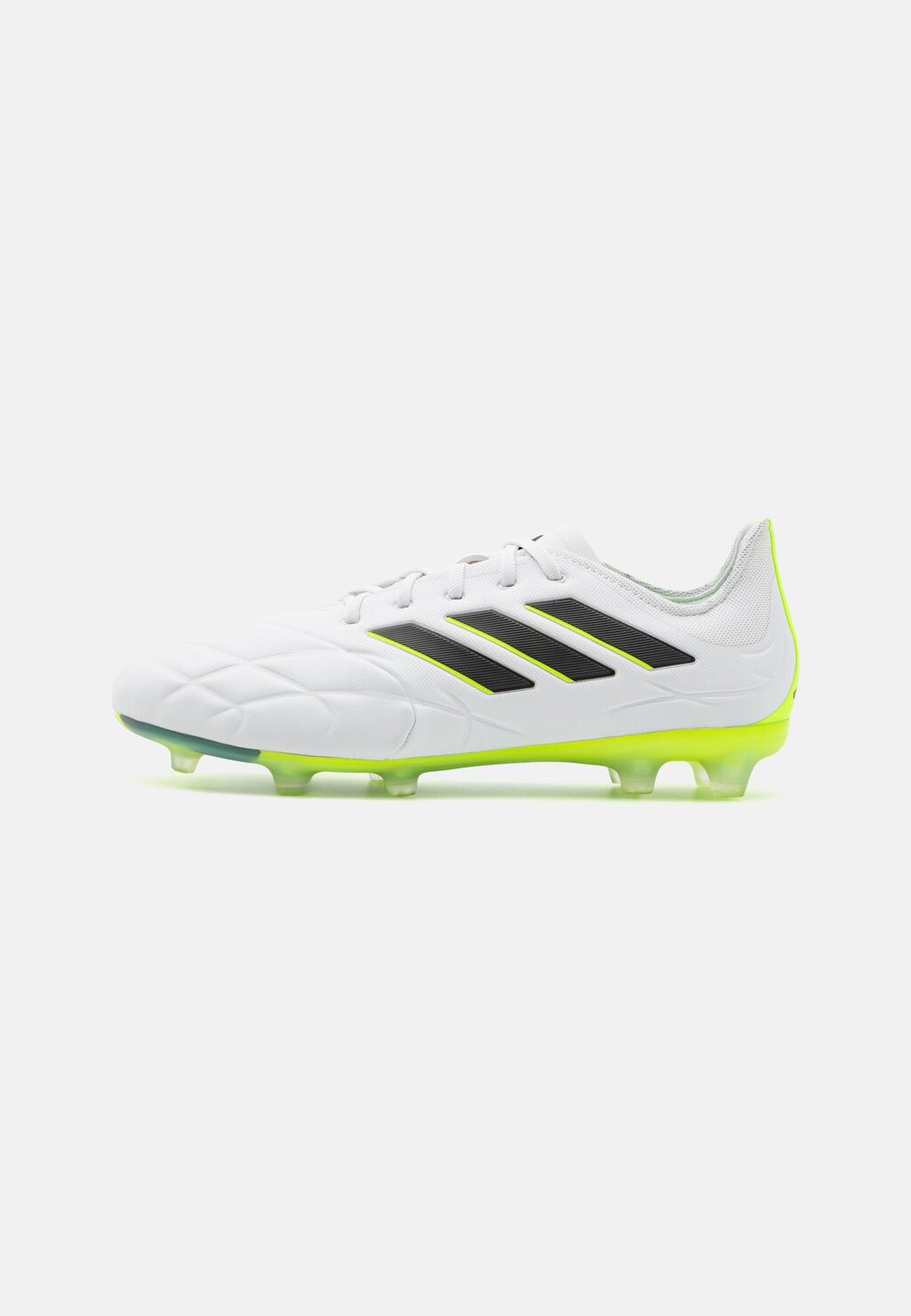 Кроссовки для мини-футбола с шипами Copa Pure Adidas, цвет footwear white/core black/lucid lemon
Кроссовки для мини-футбола с шипами Copa Pure Adidas, цвет footwear white/core black/lucid lemon