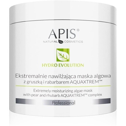 Apis Professional Hydro Evolution Чрезвычайно увлажняющая маска из водорослей с грушей и ревенем AQUAXTREM 200г
Apis Professional Hydro Evolution Чрезвычайно увлажняющая маска из водорослей с грушей и ревенем AQUAXTREM 200г